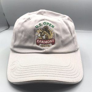 US Open Oakmont 2016 USGA Member Golf Sports Hat Cap Gray Strapback Adjustable